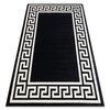 Alfombra Pearl 51327f Negro - Estructura, Exclusiva Griega, Estructura 192x290 Cm