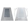 Alfombra Pearl 51327f Gris - Estructura, Exclusiva Griega, Estructural 192x290 Cm