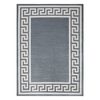 Alfombra Pearl 51327f Gris - Estructura, Exclusiva Griega, Estructural 192x290 Cm