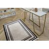 Alfombra Amour 53104a Beige - Marco, Moderno, Elegante 78x150 Cm