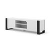 Mesa Tv Mondi 158x40x47 Blanco & Negro