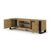 Mesa Tv Mondi 158x40x47 Crema & Negro