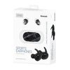 Auriculares Sport Mini Bluetooth V5.0 Tws Botón Omega Negros