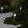 Bolardos De Luz Led 3 Uds Oak Acero Inoxidable 4122603 Garden Lights