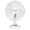 Ventilador Portátil Sobremesa Oscilante 30 Cm, 3 Velocidades, Función Bloqueo Oscilación Blanco 70w Adler Ad7303