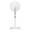 Ventilador Pie Oscilante 40 Cm, 3 Velocidades, Altura Ajustable,función Bloqueo Oscilación Blanco 90w Adler Ad 7305