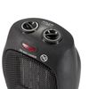 Calefactor Cerámico Portátil Ptc, Termostato Regulable, 2 Niveles Potencia, Función Ventilador Negro 1500w Adler Ad 7702