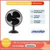 Ventilador Portátil Sobremesa Oscilante 30 Cm, 3 Velocidades, Función Bloqueo Oscilación Negro 70w Mesko Ms 7309