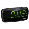 Radiodespertador Digital Am-fm, Gran Pantalla Led, Control De Brillo, Función Snooze Negro  Adler Ad1121