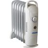 Radiador De Aceite, 7 Elementos, Regulador Temperatura, Termostato, Bajo Consumo, Portátil Blanco 700w Mesko Ms 7804