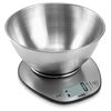 Báscula De Cocina Digital Con Bol Removible, Tazón 1,8 L, Acero Inox, Medición Líquidos, Precisión 1g Plata  Mesko Ms3152