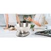 Báscula De Cocina Digital Con Bol Removible, Tazón 1,8 L, Acero Inox, Medición Líquidos, Precisión 1g Plata  Mesko Ms3152