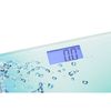 Báscula De Baño Digital Alta Precisión 150kg Cristal Diseño, Pantalla Lcd Apagado Automático Azul  Mesko Ms8156