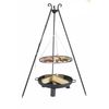 Parrilla De Acero Inoxidable Sobre Trípode 70cm + Brasero Bali 80cm