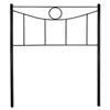 Cabecero De Forja Para Cama | Cabezal Juvenil Para Cama De 90 Cm | Modelo Marta | Producto Artesanal, Hecho En España| (negro)