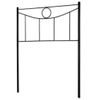 Cabecero De Forja Para Cama | Cabezal Juvenil Para Cama De 90 Cm | Modelo Marta | Producto Artesanal, Hecho En España| (negro)