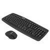 Kit Básico De Teclado Y Ratón Inalámbricos Tellur, Negro