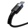 Cable De Datos Tellur, Usb A Micro Usb Con Luz Led, 1,2 M, Negro