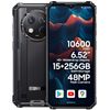 Ihunt Titan P15000 Ultra Telefono Movil Dual Sim 4g Smartphone Rugerizado Negro 6.52" 8gb Ram 256gb Rom 10600mah Android 13