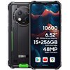 Ihunt Titan P15000 Ultra Telefono Movil Dual Sim 4g Smartphone Rugerizado Verde 6.52" 8gb Ram 256gb Rom 10600mah Android 13