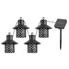 Rabalux Lámparas Solares, 4 Luminarias, Exterior, Ip44, Negro, Ximpu