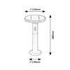 Rabalux Lámpara Solar De Exterior, Ip44, Lámpara Con Sensor De Movimiento, Alaska