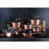 Batería Cocina Inducción 15 Piezas Antiadherente Sin Pfoa Aluminio Cazuelas Sartenes Utensilios Oro Rosado  Berlinger Haus Rose Gold