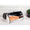 Panera De Mesa +juego 3 Botes Cocina Almacenaje Acero Inoxidable Contenedor De Pan Con Tapa Inox/gris Oscuro  Berlinger Haus Carbon Pro