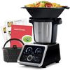 Robot De Cocina 1000w | 3.5l | 12 Vel + Turbo Mellerware Tasty! Black