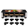 Raclette 1400w | Grill 8 Personas | 16uds Mellerware Yummy! Black