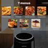 Freidora De Aire 1230w | 7 Programas Mellerware Crunchy! Black