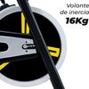 Bicicleta Estática Disco Inercia 16kg | Mellerware Track! Yellow