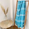 Toalla De Playa Fouta Tradicional Kolora Azur 100x200 190g/m²