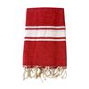 Toalla De Playa Fouta Tradicional Kozo Rojo 100x200 190g/m²