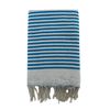 Toalla De Playa Fouta Tradicional Yadara Turquesa 200x200 190g/m²