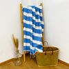 Toalla De Playa Fouta Tradicional Transat Azul Claro 100x200 190g/m²