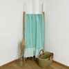 Toalla De Playa Fouta Tradicional Mikanda Aqua 200x200 190g/m²