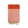 Toalla De Playa Fouta Tradicional Mikanda Naranja 200x200 190g/m²