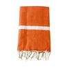 Toalla De Playa Fouta Tradicional Melissa Naranja 200x200 190g/m²