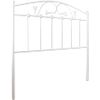 Cabecero De Forja Manchego, Color Blanco Cabezal Para Cama De 105 Cm, Cama Juvenil (110 Cm X 125 )