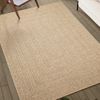 Alfombra De Dormitorio | Felpudo | Alfombra Con Aspecto De Yute Interior Y Exterior 120x170 Cm Cfw731699