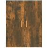 Armario Colgante De Pared | Mueble Pared Roble Ahumado 69,5x34x90 Cm Cfw739598