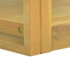 Armario De Baño De Pared | Mueble Pared Madera Maciza De Teca 110x45x35 Cm Cfw739945