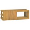 Armario De Baño De Pared | Mueble Pared Madera Maciza De Teca 90x40x30 Cm Cfw739955