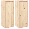 Pack 2 Uds Armario De Pared | Mueble Pared Madera Maciza De Pino 30x30x80 Cm Cfw740529