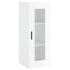 Armario De Pared | Mueble Pared Blanco Brillante 34,5x34x90 Cm Cfw740574