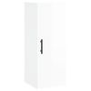 Armario De Pared | Mueble Pared Blanco Brillante 34,5x34x90 Cm Cfw740581