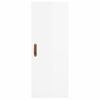 Armario De Pared | Mueble Pared Blanco Brillante 34,5x34x90 Cm Cfw740582