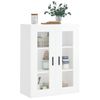 Armario De Pared | Mueble Pared Blanco Brillante 69,5x34x90 Cm Cfw740586