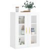 Armario De Pared | Mueble Pared Blanco Brillante 69,5x34x90 Cm Cfw740588